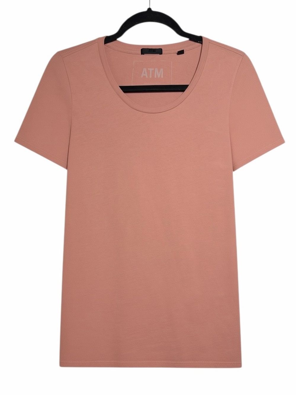 ATM Anthony Thomas Melillo Short Sleeve Crewneck Tee in Dusty Rose